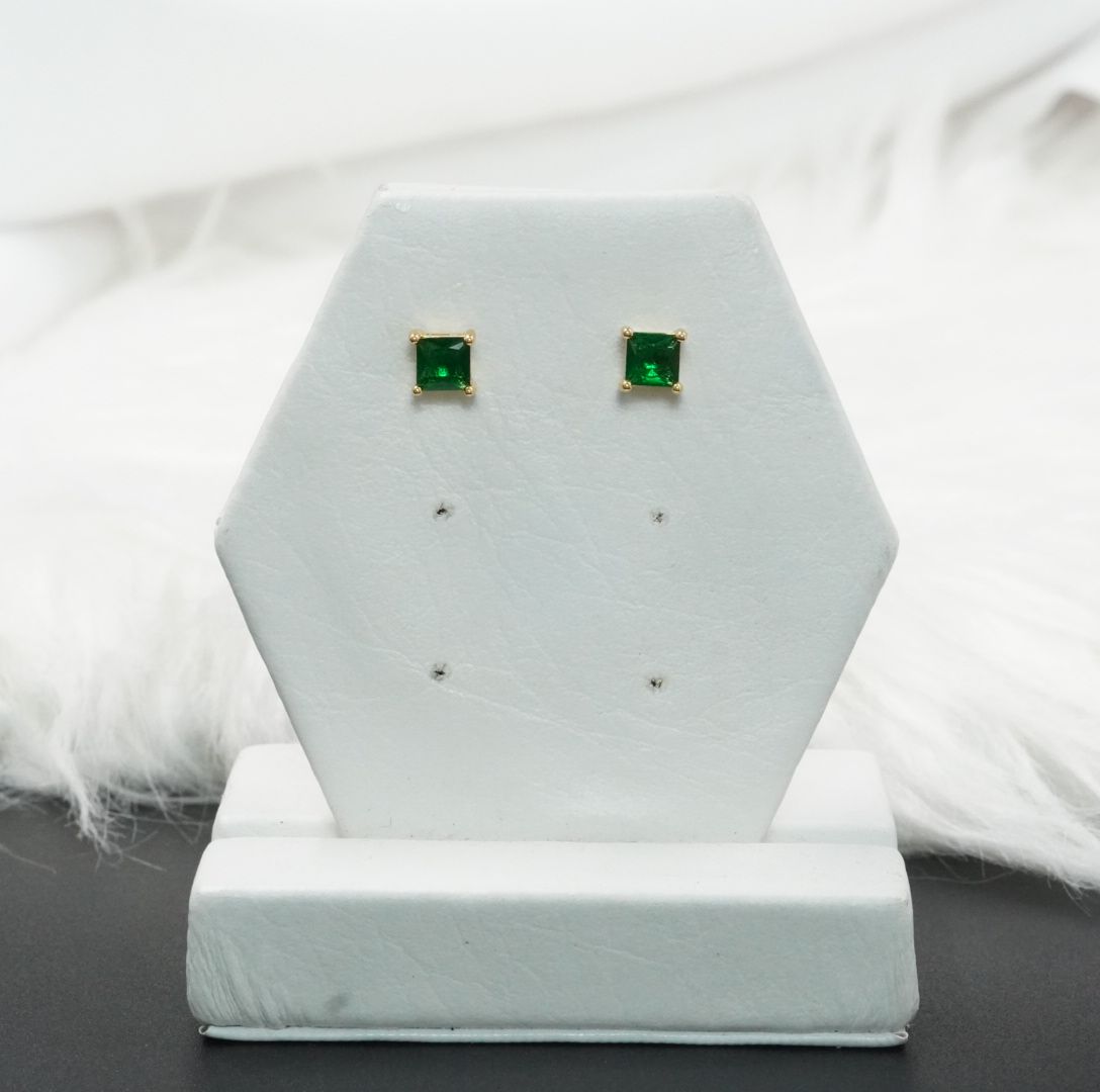 Miniatura 4 de TOPO CUADRADO VERDE TIPO ESMERALDA DOR#5